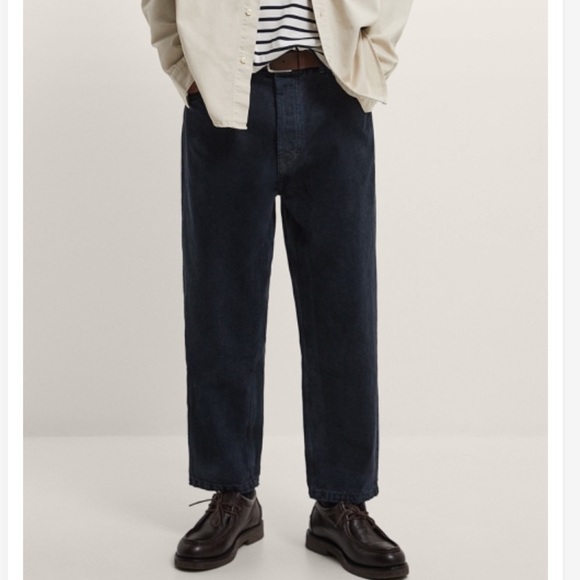 Zara Straight Tapered Leg Jeans - Picture 1 of 12
